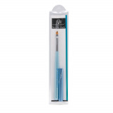 Cumpara ieftin Pensula unghii cu varf diagonal, pentru aplicare gel, GF-16-4, Nr. 4, albastra