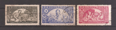 Romania 1954, LP 363 - Pioneri, ștampilate foto
