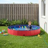 vidaXL Piscină pentru copii Roșu &Oslash;200 x 30 cm 3416318