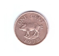 Moneda Insulele Bermude 1 cent 1978, stare foarte buna, curata