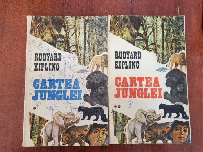 Cartile junglei vol.1 si 2 de Rudyard Kipling