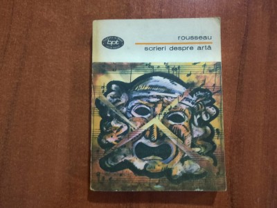 Scrieri despre arta de Jean-Jacques Rousseau foto