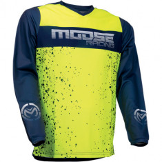 Tricou atv/cross MooseRacing Qualifier, culoare albastru/fluo, marime S Cod Produs: MX_NEW 29106621PE