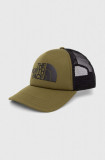 The North Face sapca culoarea verde, cu imprimeu, NF0A3FM3RMO1