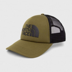 The North Face sapca culoarea verde, cu imprimeu, NF0A3FM3RMO1