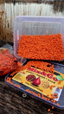 Timar - Pelete MIXGO Pellet Box 3 in 1 - Ciocolata Portocale (600g pelete + 600ml aroma + 600g seminte) foto