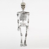 Decor Suspendat Halloween, Schelet Mare, Spumă, Gri