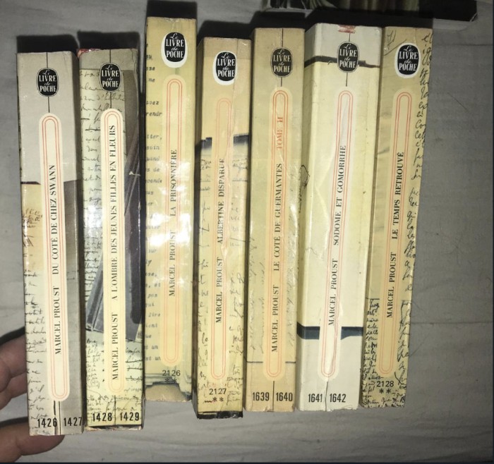 Proust A la recherche du temps perdu complet 7 volume