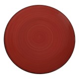 Cumpara ieftin Farfurie portelan, rosie, 26.5 cm, gama Stone, Oti, 191680R