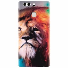 Husa silicon pentru Huawei P9, Awesome Art Of Lion