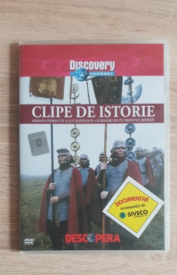 DVD CLIPE DE ISTORIE:Armata pierdută a lui Napoleon*Scrisori de pe frontul roman foto