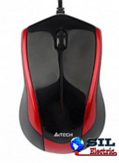 Mouse wireless negru cu rosu G7-400N-2 A4Tech foto