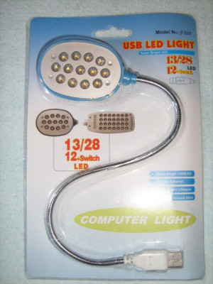 LAMPA USB pentru LAPTOP 13 LED -uri foto