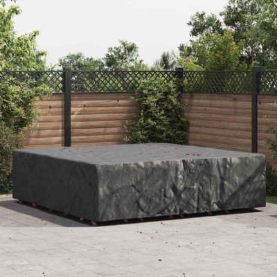 vidaXL Husă pentru mobilier de exterior Negru 260 x 260 x 70 cm 420D 4105826 foto