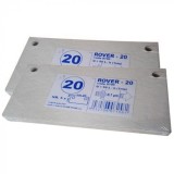 Set 10 placi filtrante 20x10 cm Rover 20 Pulcino, etapa 3, clarifiere medie, 0.7 microni, 0700, Italia
