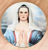 Farfurie / Icoana - motiv religios - Royal Doulton - Maria regina raiului