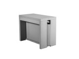 Masa extensibila Flat Console 6 in 1, capacitate maxima 14 persoane, pana 3250 mm, 95x50 cm, Gri
