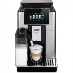 Espressor automat De’Longhi PrimaDonna SOUL ECAM 610.55.SB, Carafa pentru lapte, Sistem LatteCrema, Rasnita cu tehnologie Bean Adapt, Coffee Link App,