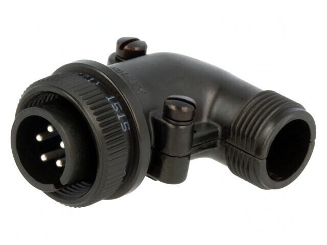 Conector Circular Aluminiu Negru 14S-5P