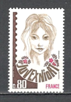 Franta.1978 Expozitia filatelica ptr. tineret JUVEXNIORT SF.866 foto