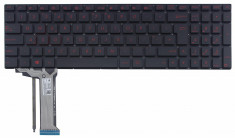 Tastatura Asus ROG GL752 iluminata fara rama uk foto