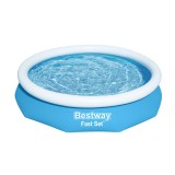 Piscina Gonflabila Bestway Albastra, 305 x 66 cm, 3200 L, Rotunda, Copii, PVC