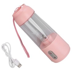 Blender Portabil, Mini Blender, 300 ml, Roz