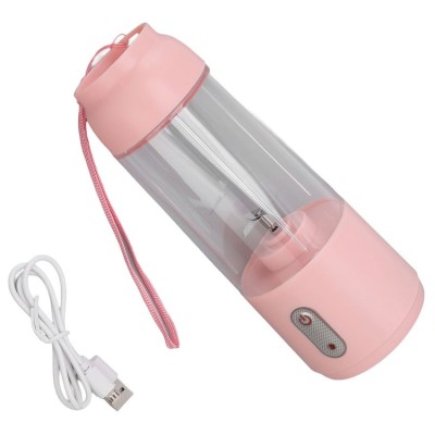 Blender Portabil, Mini Blender, 300 ml, Roz foto