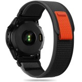 Cumpara ieftin Curea Tech-Protect Nylon Garmin Fenix 3 5X 3HR 5X Plus 6X 6X Pro 7X 8 51mm negru portocaliu