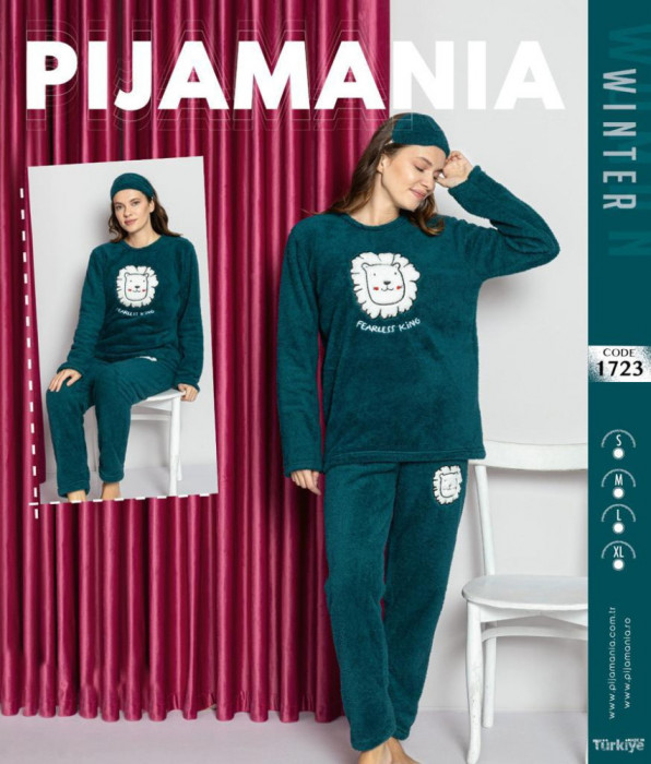 Pijama dama cocolino turcuaz - SMarimea