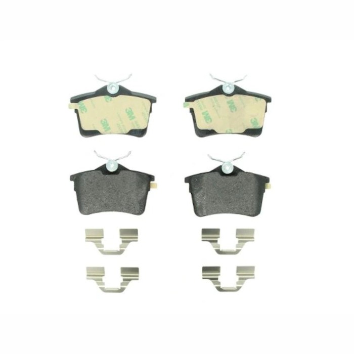 Set Placute frana punte SPATE, BOSCH, Citroen C4, 2004-2018; DS4, 2011-2015; Berlingo 1996-2018; Xsara Picasso 1999-2010; Peugeot 207, 2006-2012; 307