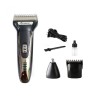 Aparat de tuns ProGemei, 3 in 1, Atasament par, barba si nas, Fara fir, Lame Otel, Auriu