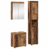 vidaXL Set de mobilier pentru baie TULUM Lemn vechi Lemn compozit 3398042