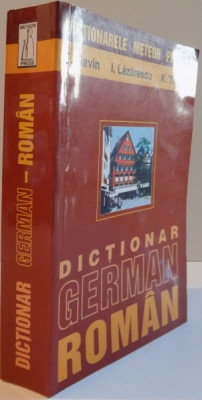 DICTIONAR GERMAN - ROMAN de E. SAVIN , I. LAZARESCU , K. TANTU foto