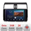 Navigatie Toyota Prado J150 2018- B-1065 Android Ecran 2K QLED octa core 3+32 carplay android auto KIT-1065+EDT-E310V3-2K CarStore Technology