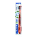 Cumpara ieftin Periuta de dinti manuala Trisa ReCare Soft, Soft, Maner PET Reciclat, Cap Compact, Igiena Dentara