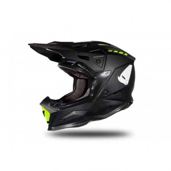 Casca motocross/enduro Ufo Plast Echus, fibra de sticla, culoare negru mat, mari... Cod Produs: MX_NEW HE167XXL