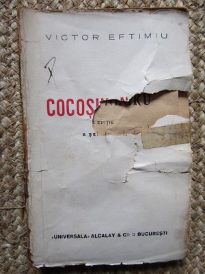 COCOSUL NEGRU-VICTOR EFTIMIU CU DEDICATIE SI AUTOGRAF foto