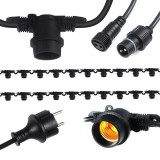 Ghirlanda 10MX10B 1000cm 10xE27 Negru