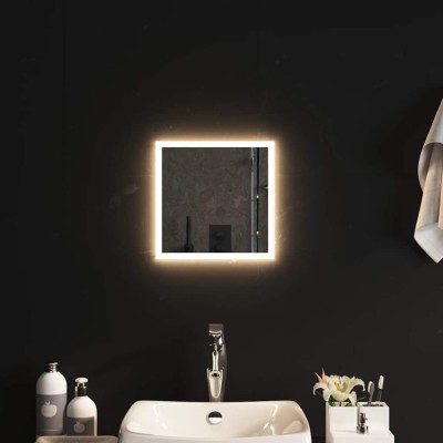 vidaXL Oglindă cu LED de baie, 30x30 cm 151756 foto
