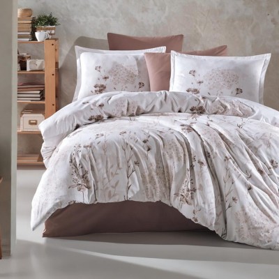 Lenjerie de pat ranforce clasy king size (ludi) foto