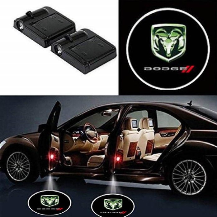 Set 2 Lampi Proiectoare Led Logo Universale DODGE