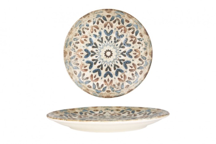 Rinart Farfurie pentru Desert - Aztec - Por&Aring;&pound;elan - 21 cm - set de 6