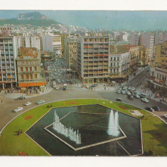 FS3 -Carte Postala - GRECIA - Atena, piata Concord , circulata