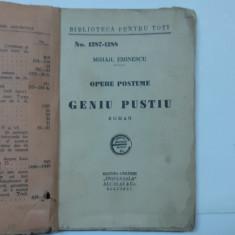 Eminescu: GENIU PUSTIU,Editura Universala, BPT