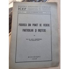 Ilie C. Demetrescu - Padurea din punct de vedere particular si obstesc