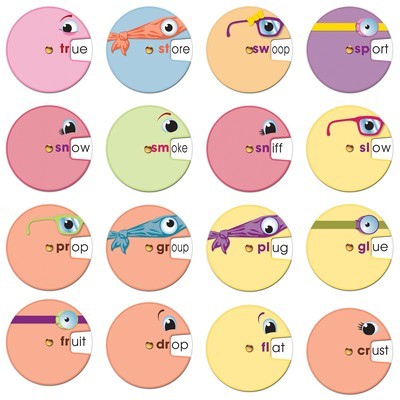 Word Wheels: Beginning Blends Curriculum Cut-Outs
