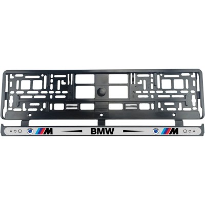 Set 2 bucati, suport numar inmatriculare BMW MPower II foto