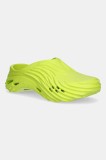 Crocs papuci Echo Wave Clog culoarea verde, 210521