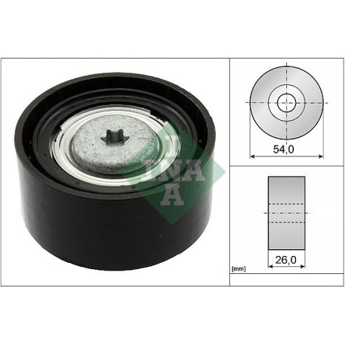 Rola ghidaj Mercedes Sprinter 3, 5 Platou / Sasiu, 06.2006-, Viano, 09.2003-, Vito / Mixto Caroserie, 09.2003-, Motorizare 2.5td/ 2.2 Cdi, INA